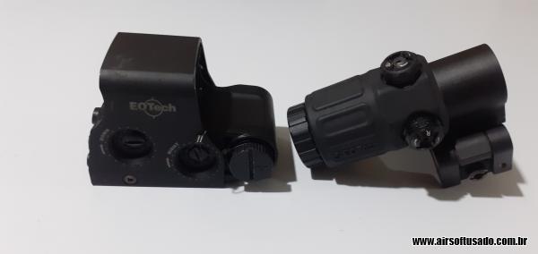 Red dot Eotech + Magnifier Ori