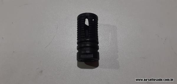 Flash hider em Metal