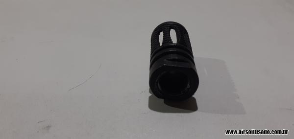 Flash hider em Metal