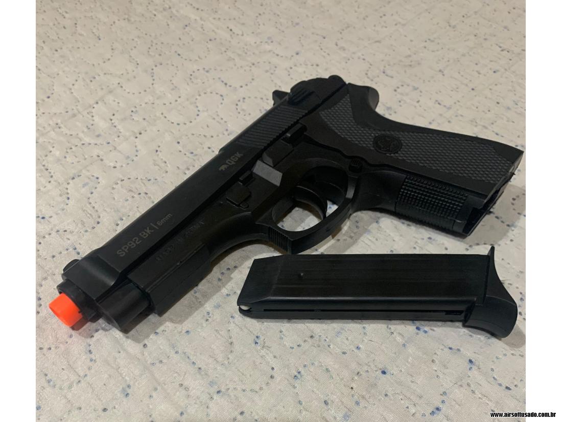 Pistola Airsoft SP92 BK/6mm