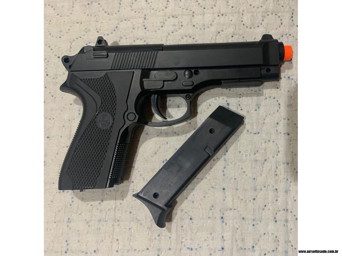 Pistola Airsoft SP92 BK/6mm