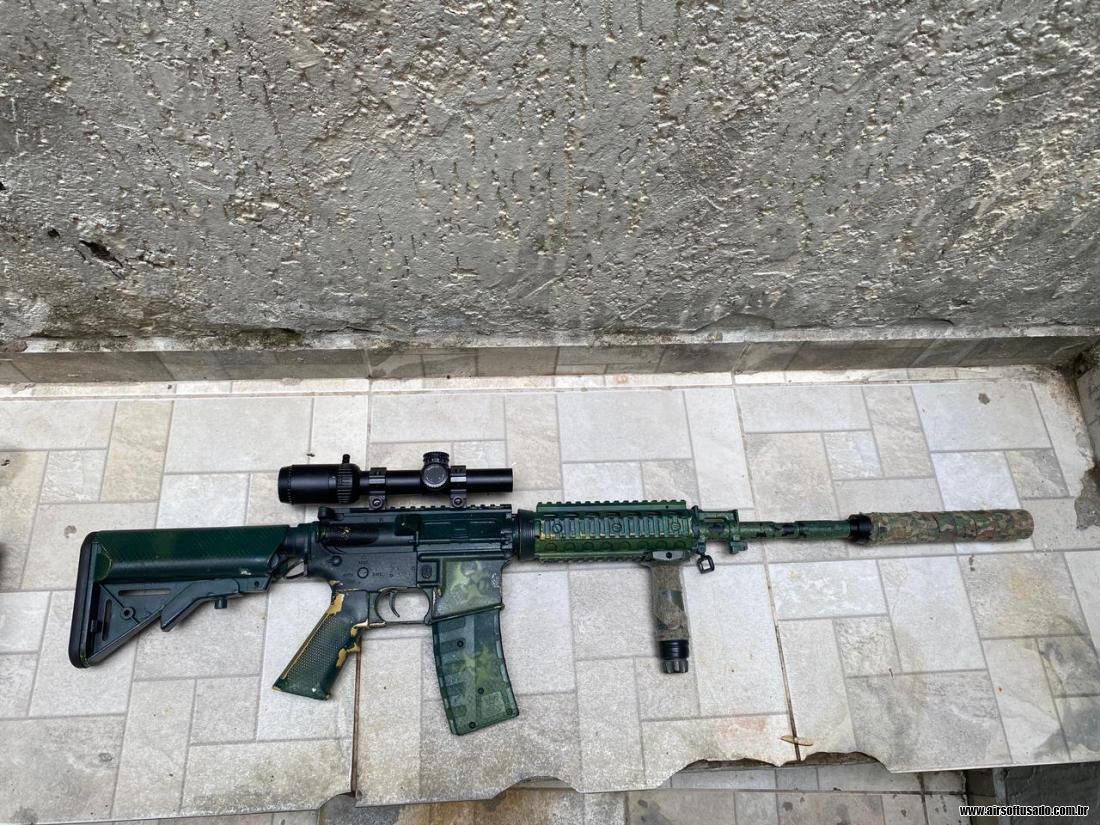 Airsoft M4A1 melhorado para DM