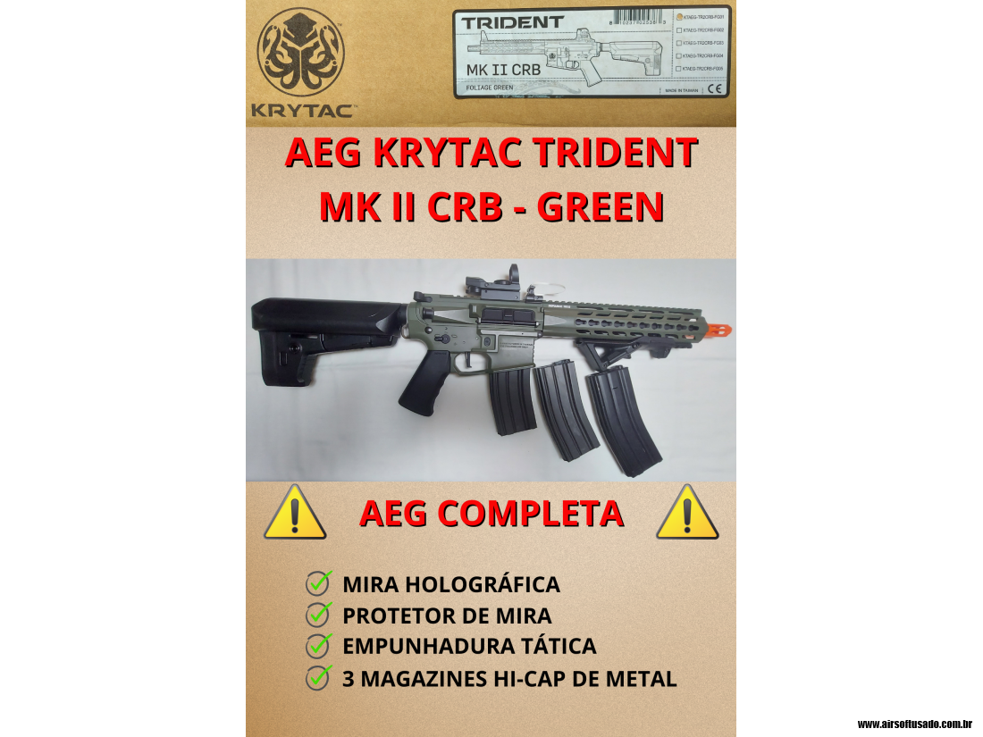 AEG KRYTAC TRIDENT MK II CRB -