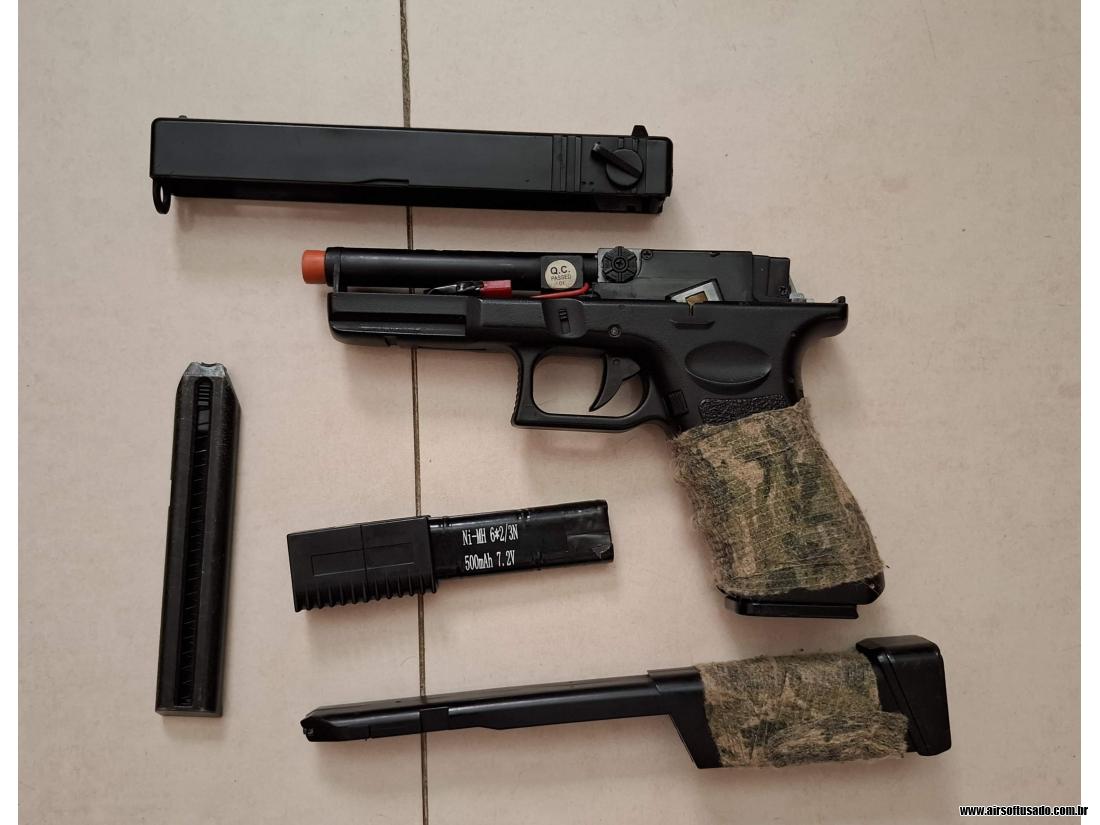 Pistola Airsoft Elétrica Glock