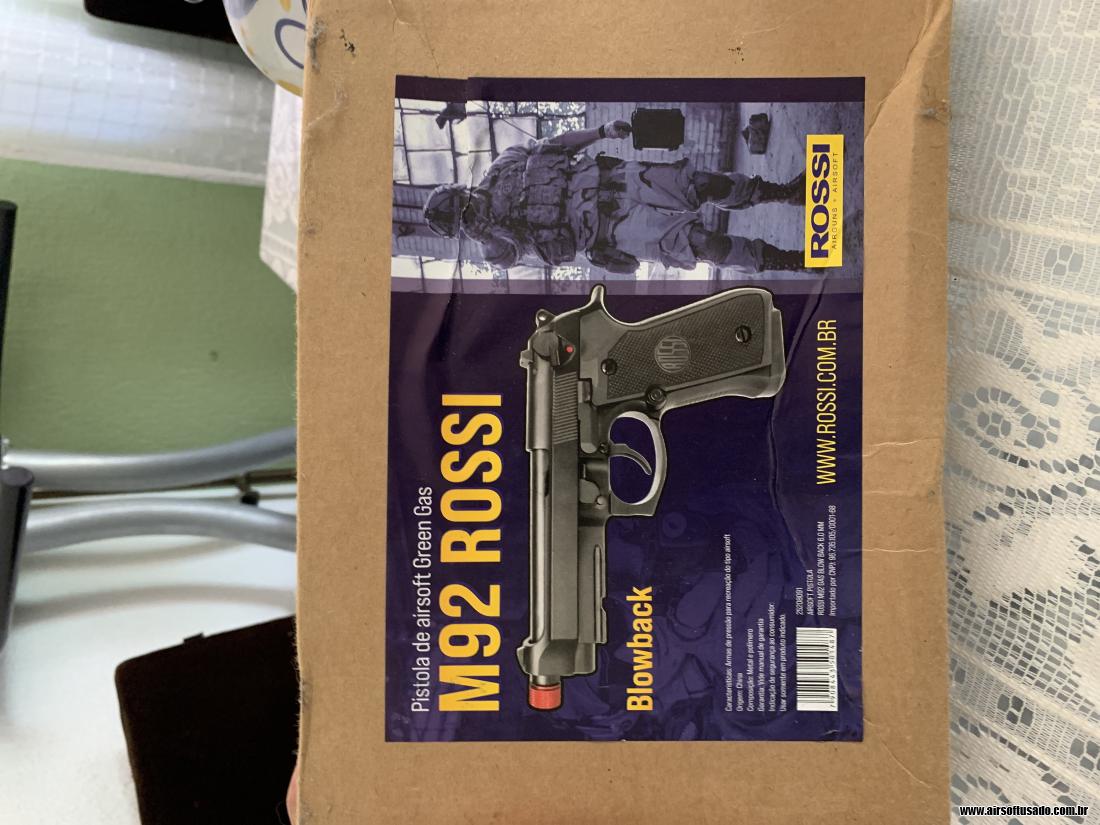 Pistola M92 ROSSI FULL METAL