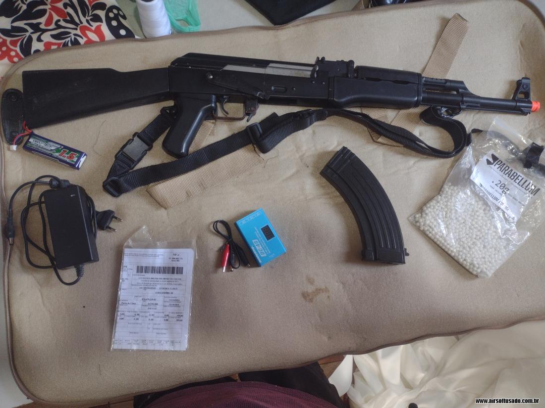Airsoft AK47 Eletrica Preta