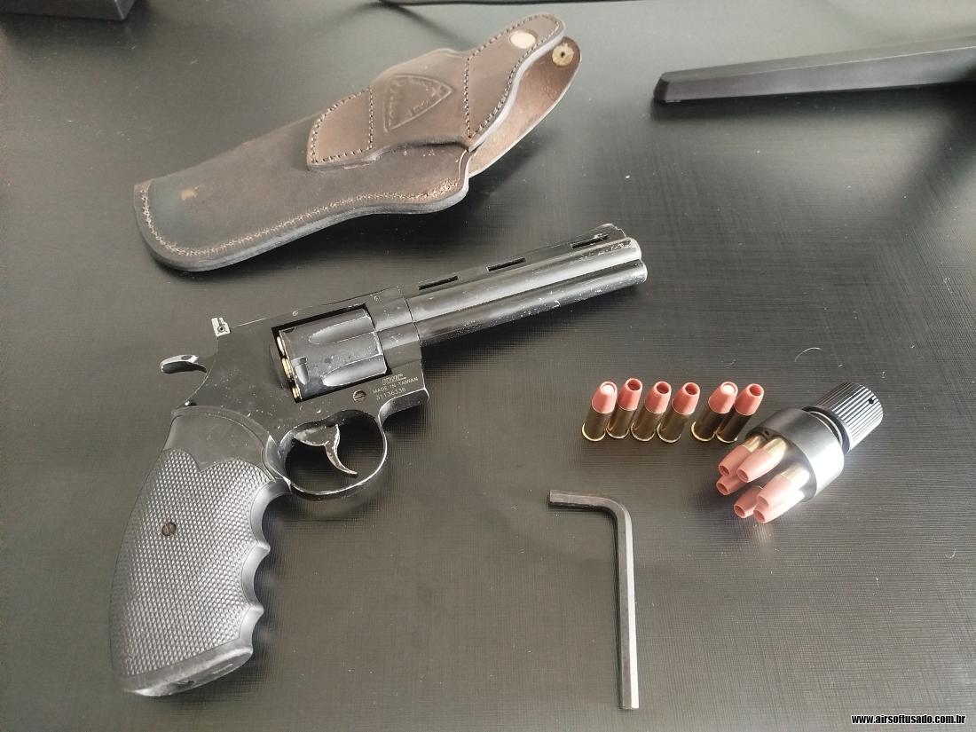 Revólver KWC Colt Python 6mm A