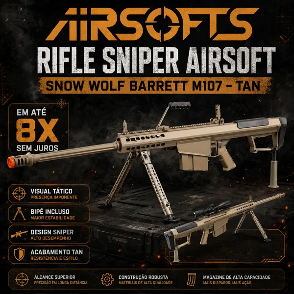 Sniper Barrett Snow Wolf