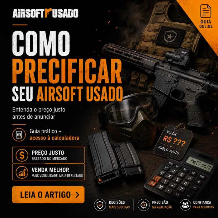 Como precificar meu Airsoft Usado?